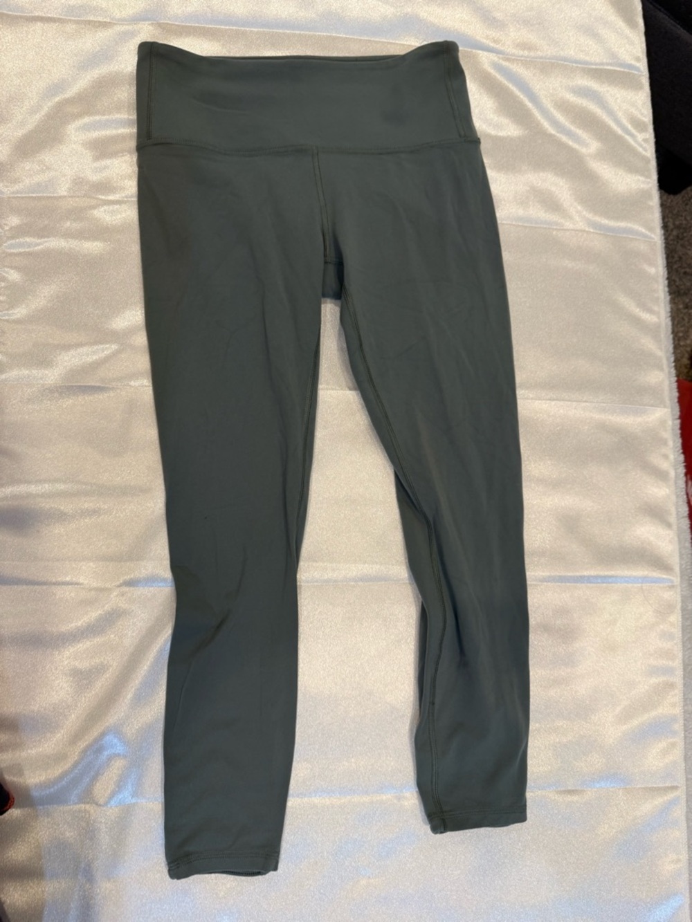 Athleta Olive Green High-Waist Performance Leggings - Picture 6 of 7